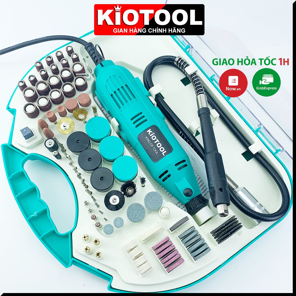 Bộ máy mài khuôn khoan khắc Kiotool 180w -220v 110 chi tiết