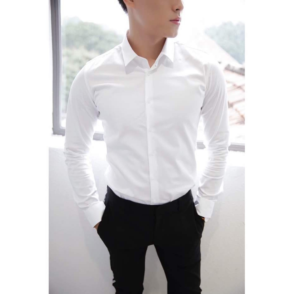 Combo Quần Tây Nam và Sơ Mi cổ bẻ Vải tốt Bền Đẹp co giãn nhẹ chuẩn dáng Chống Xù (Cam kết giống hình) | BigBuy360 - bigbuy360.vn