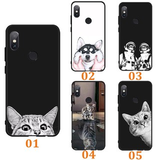 Ốp lưng nhựa dẻo họa tiết dễ thương cho Xiaomi Redmi Note 5 Note 5 Pro