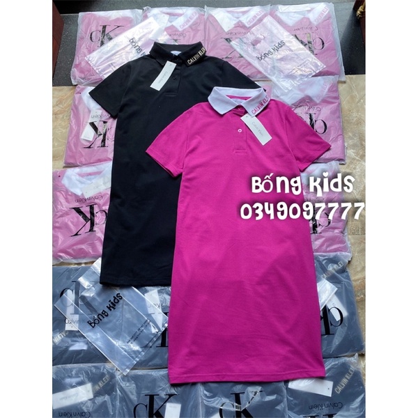 Váy Polo Nữ Thêu Chữ CK