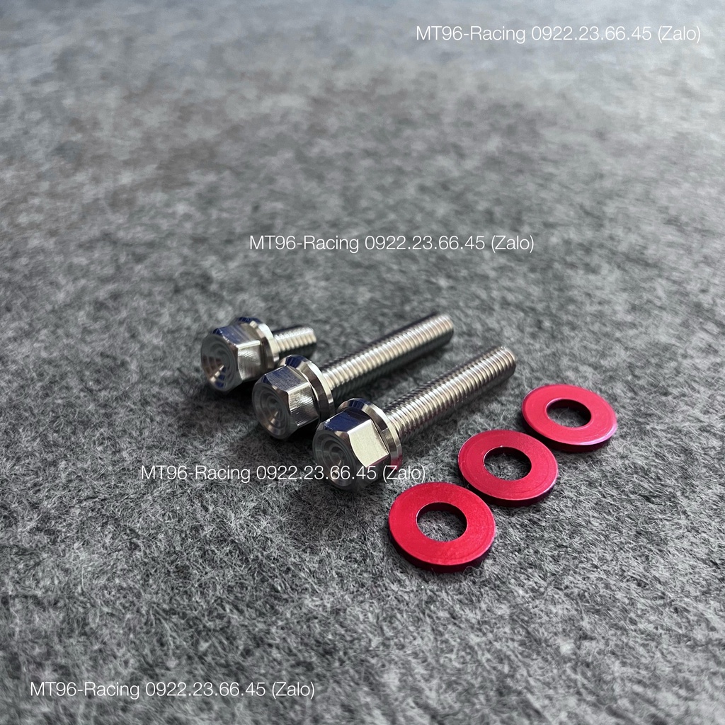 Bộ 3 Ốc Nhớt Láp Salaya V2 Cho Xe Tay Ga Honda Vario, Airblade, SH, Vision Chuẩn Inox304