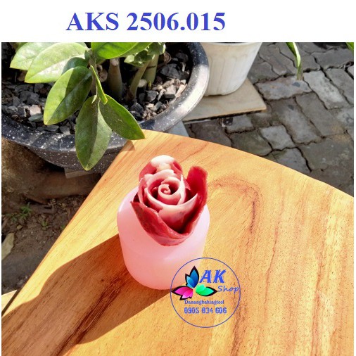 KHUÔN SILICONE HOA HỒNG ĐẠI (2506.015)