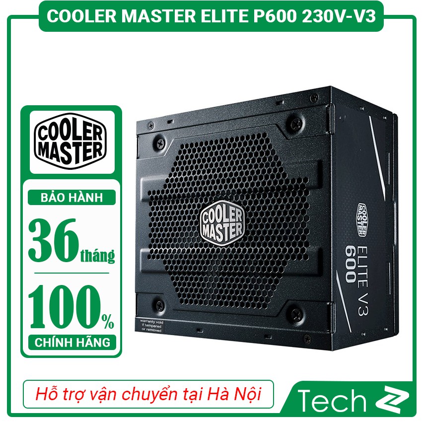 Nguồn máy tính Cooler Master Elite V3 230V PC600 600W (Màu Đen)