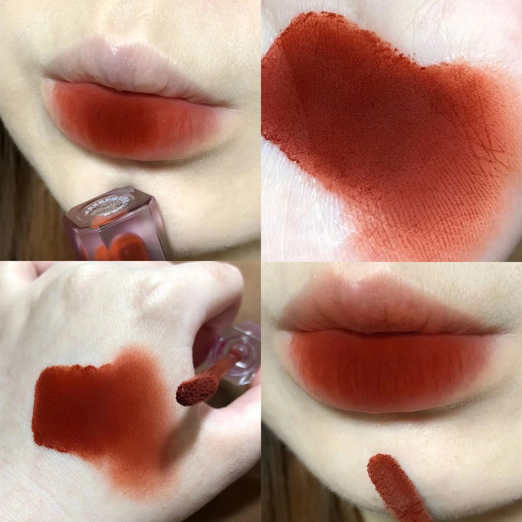 Son kem lì Uslike màu đỏ gạch cam đất lâu trôi nội địa Trung