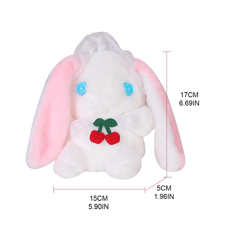 Túi Đeo Chéo Vai Bằng Vải Lông Phong Cách Lolita Dành Cho Nữ