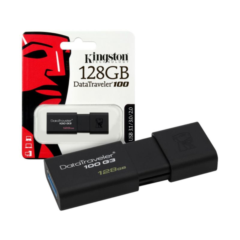 USB 3.0 Kingston DT100G3 128GB - Hàng Chính Hãng bảo hành 5 năm