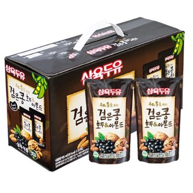 Sữa đậu đen, óc chó, hạnh nhân Samyook (dạng túi 195ml*20 bịch)