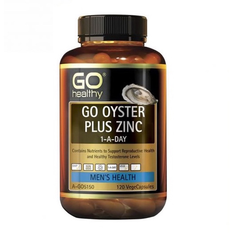 Viên uống tinh chất hàu Go Oyster Plus Zinc 1-A-DAY 120V