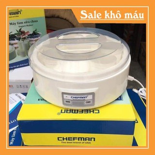 Máy làm sữa chua Chefman CM302T- - 8 cốc thủy tinh