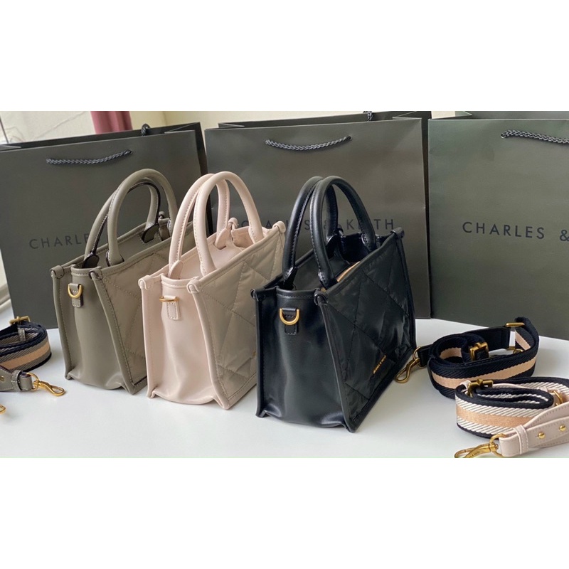 Túi quai cầm kèm dây đeo chéo sz21cm