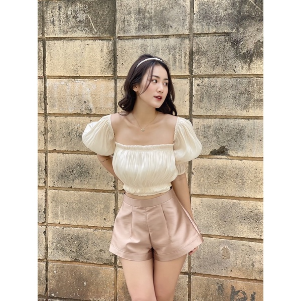 Áo tay phồng nhũ Roxanna - VIQ The Label