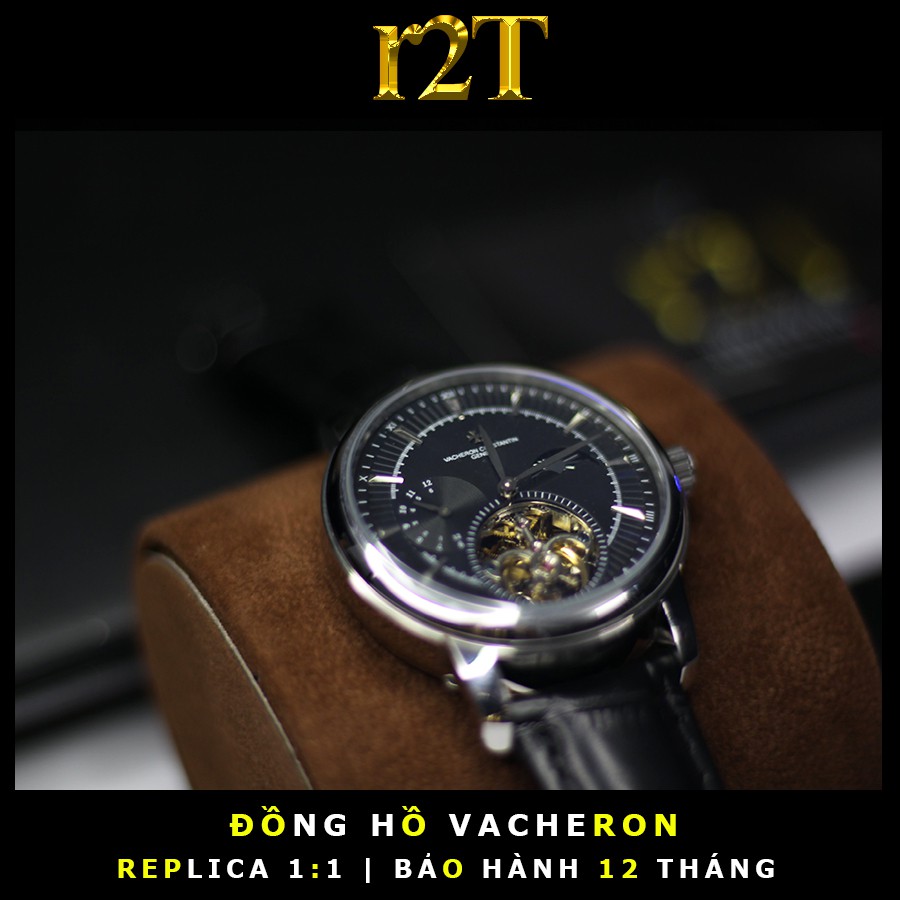 Đồng Hồ Cơ Nam VACHERON Cao Cấp - Đồng Hồ đeo tay Dây Da Nam Chính Hãng