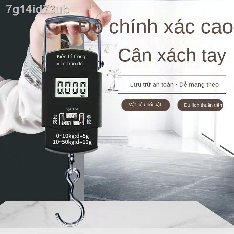 Cân điện tử cầm tay nhỏ gia đình 50 kg xách thành phố độ chính xác cao đánh bắt cá quy mô