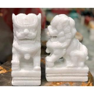 cặp kỳ lân đá non nước kích thước 20cm