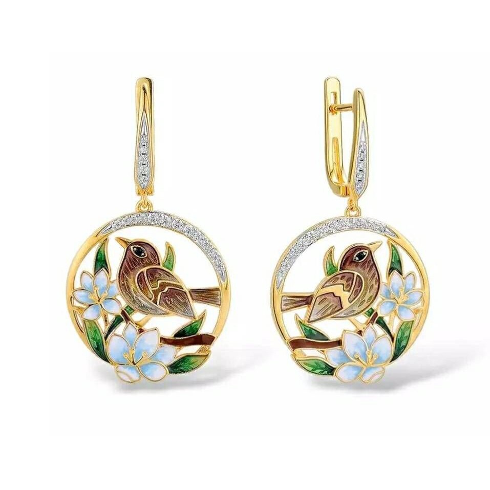 Khuyên Tai Nữ Trang Dáng Dài Tạo Hình Độc Đáo