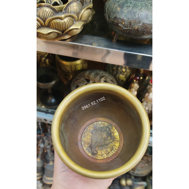 Hũ tài lộc bát tụ bảo bằng đồng phong thủy tài lộc
