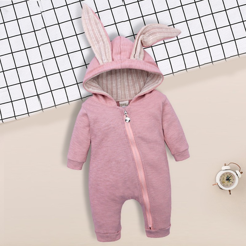 Bodysuit dài tay cho trẻ sơ sinh tới 18 tháng, body liền thân thu đông cho bé SL12