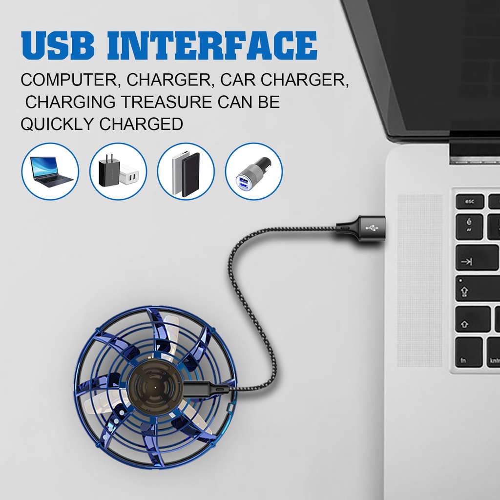 Con quay hồi chuyển mini FlyNova có đèn led