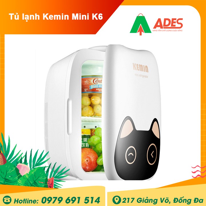 [Mã 154ELSALE2 giảm 7% đơn 300K] Tủ Lạnh KEMIN MINI K6 - Cao cấp Chính hãng - Bảo hành 6 Tháng - 1 đổi 1 trong 15 ngày