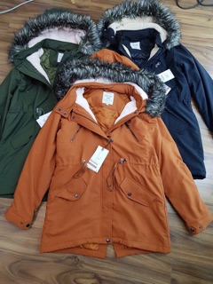 Parka dáng dài siêu ấm