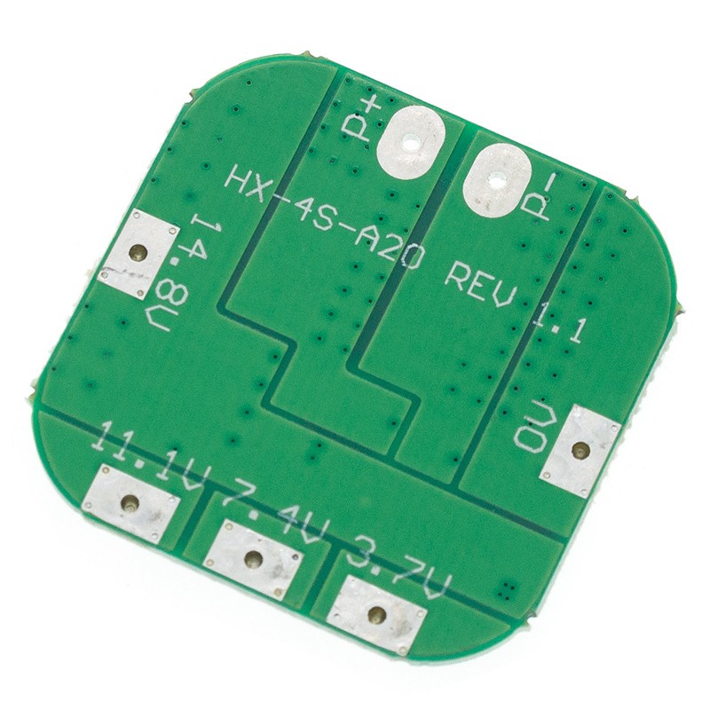 Bảng Mạch Bảo Vệ Pin li-ion 4S 14.8V / 16.8V 20A bms pcm Pcb Cho lithium LicoO2 Limn2O4 18650 LicoO2 Limn2 Limn2O4 18650 li