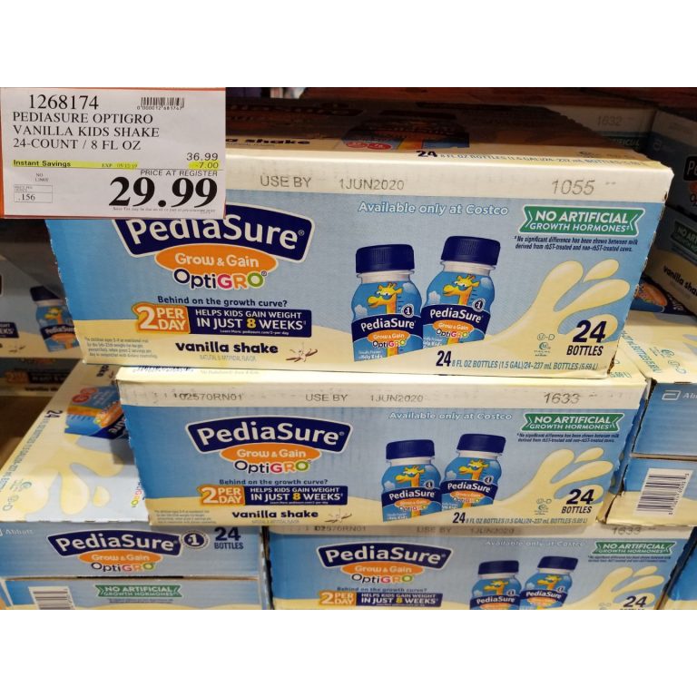 [LẺ 1 CHAI] [DHA VANI] PEDIASURE NƯỚC GROW&amp;GAIN SHAKE VANI 237ML DATE MỚI (HÀNG CHUẨN USA)