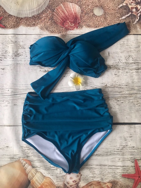 Bikini đồ bơi dây choàng vai cup ngang nâng ngực | BigBuy360 - bigbuy360.vn