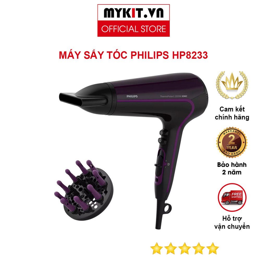 [Hàng Chính Hãng] Máy Sấy Tóc Philips HP8233 - MYKIT.VN