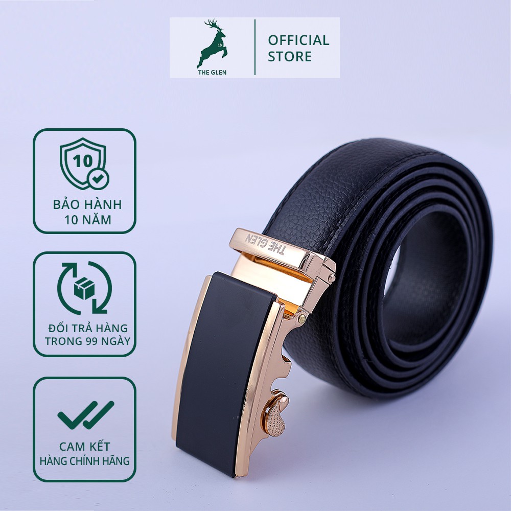Thắt lưng nam thời trang hàn quốc - Dây lưng nam cao cấp 2021 da PU bảo hành 10 năm THE GLEN TG107