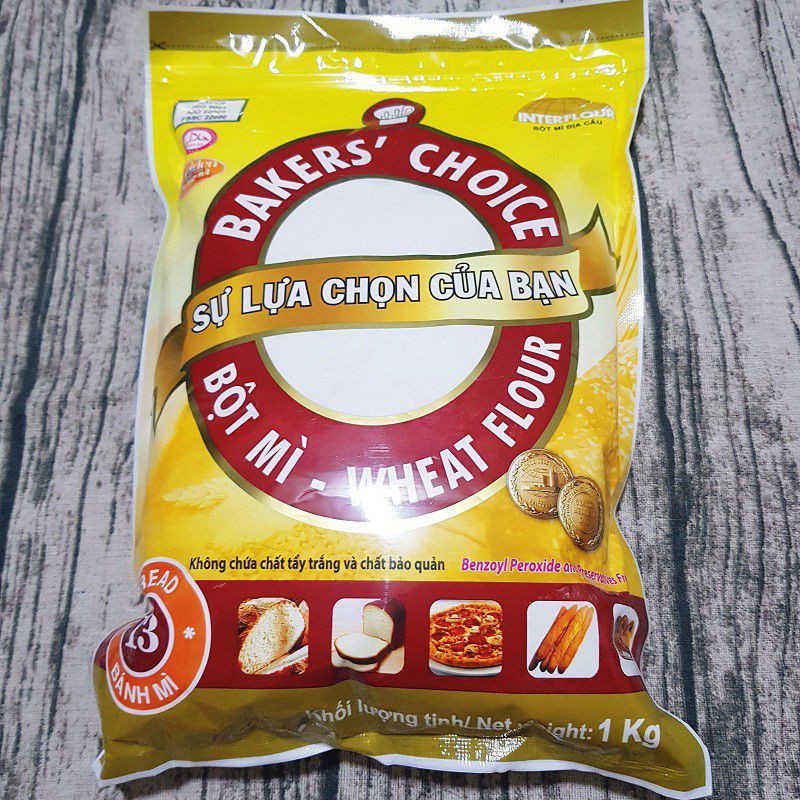 Bột Mỳ Baker's Choice Số 8 - 11 - 13 Loại 1Kg