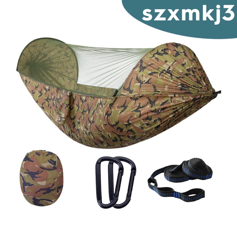 Võng Treo Kèm Màn Chống Muỗi Bằng Polyester Thoáng Khí Kèm Dây Đeo Tiện Dụng Mang Theo Du Lịch / Dã Ngoại Szxmkj3