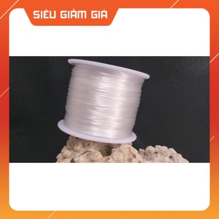 [siêu sale] 45 Mét dây cước lụa làm vòng tay cước co giãn,dây chun xâu chuỗi hạt loại tốt bền