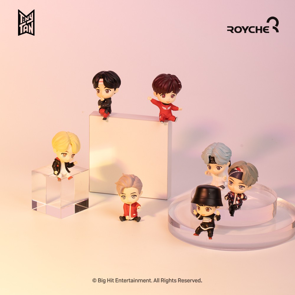 Mô hình BTS Tiny Tan Monitor Figures BT21 nhập khẩu từ thương hiệu Royche (có clip feedback)