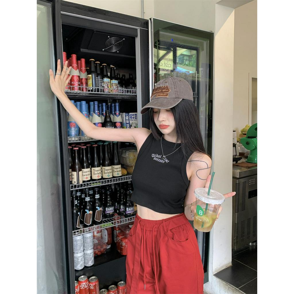 Áo Ba Lỗ Thêu Chữ I Phong Cách Retro 62124