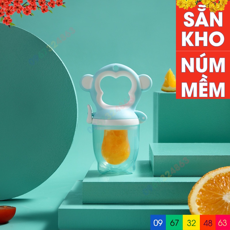 Túi nhai ăn dặm VCOOL CAO CẤP cho bé, núm nhai ăn dặm VCOOL CAO CẤP cho bé