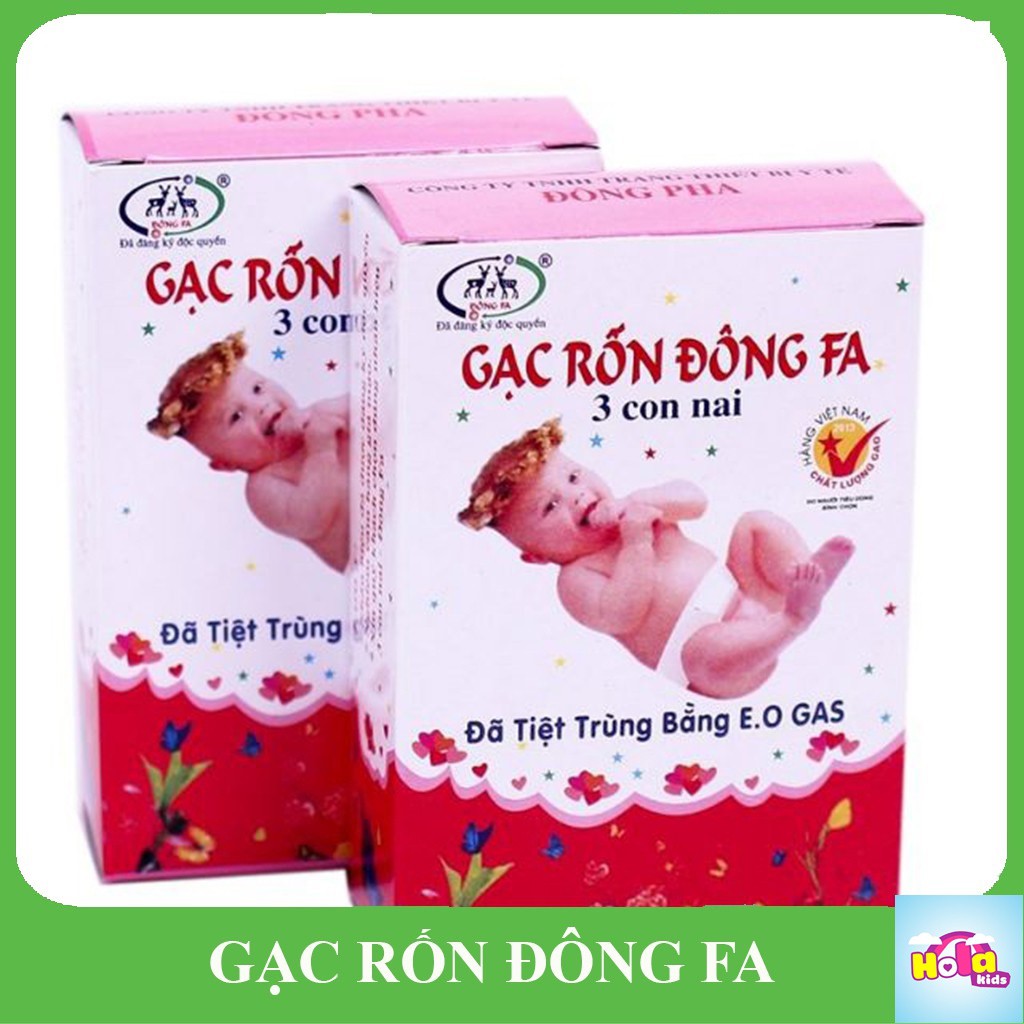 Băng/ gạc rốn Đông Fa cho trẻ sơ sinh ( Hàng công ty)