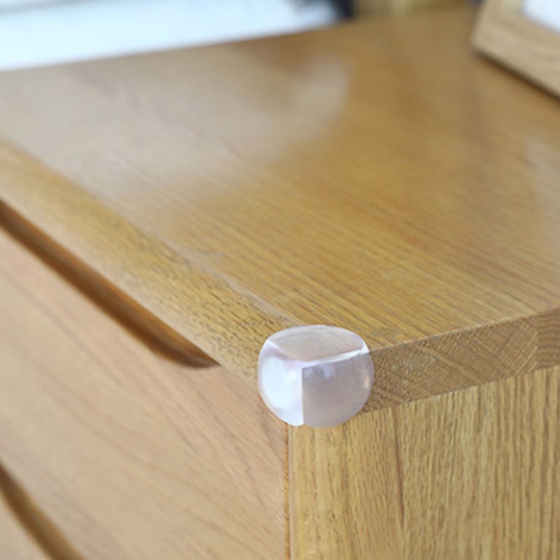 Set 4 Bịt Góc Bàn Silicon Nhỏ Gọn, Miếng Bọc Cạnh Bàn Silicon, Dễ Dàng Tháo Lắp, Bảo Vệ An Toàn Cho Bé. Kingler 5500