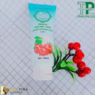 Sữa rửa mặt trắng da,ngừa mụn,ngăn nhờn,se khít lỗ chân lông chân lông,sữa rửa mặt trái lựu quyên nghi 120ml