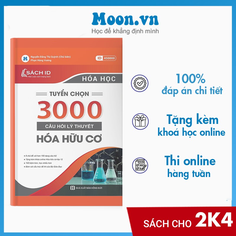 [ Sách Hóa luyện thi THPT Quốc gia ] Tập 1: 3000 câu hỏi lý thuyêt hóa hữu cơ