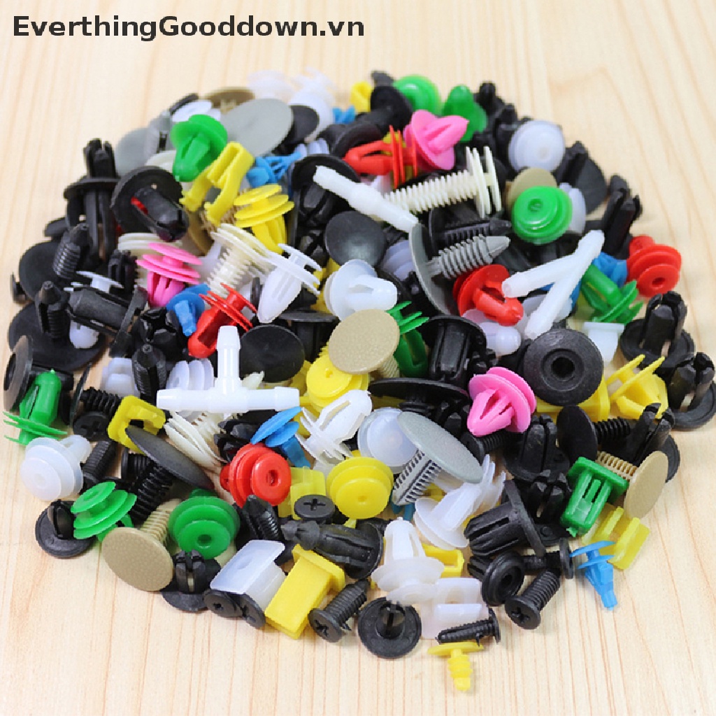 Bộ 500 Đinh Tán Nhựa Nhiều Loại Cho Xe Hơi