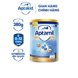 [Mã FMCGMALL -8% đơn 250K] Sữa bột Aptamil New Zealand hộp thiếc số 1 (380g) cho bé