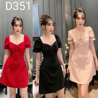 ĐẦM BIGSIZE DÂY RÚT VIỀN NGỌC CƯỜM D351