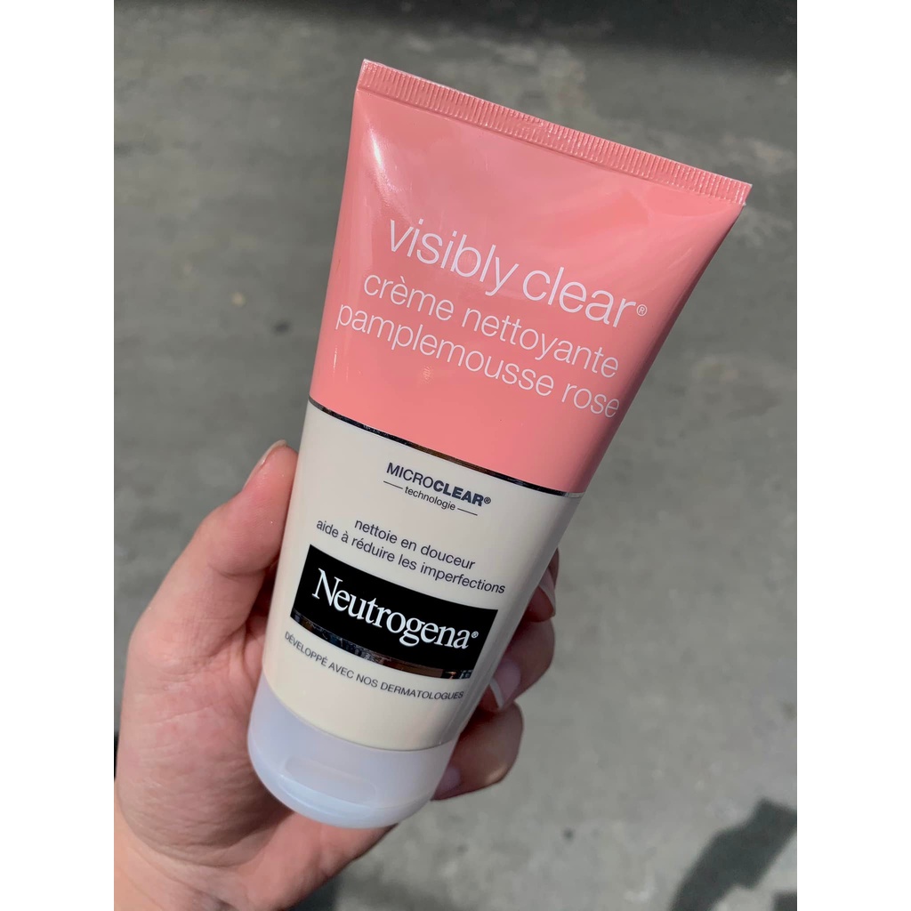 Sữa rửa mặt Neutrogena Visibly Clear / Rose