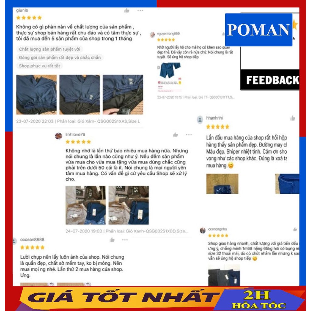 Quần đùi nam thể thao vải gió siêu nhẹ, quần short nam vải gió cao cấp QD01 - POMAN