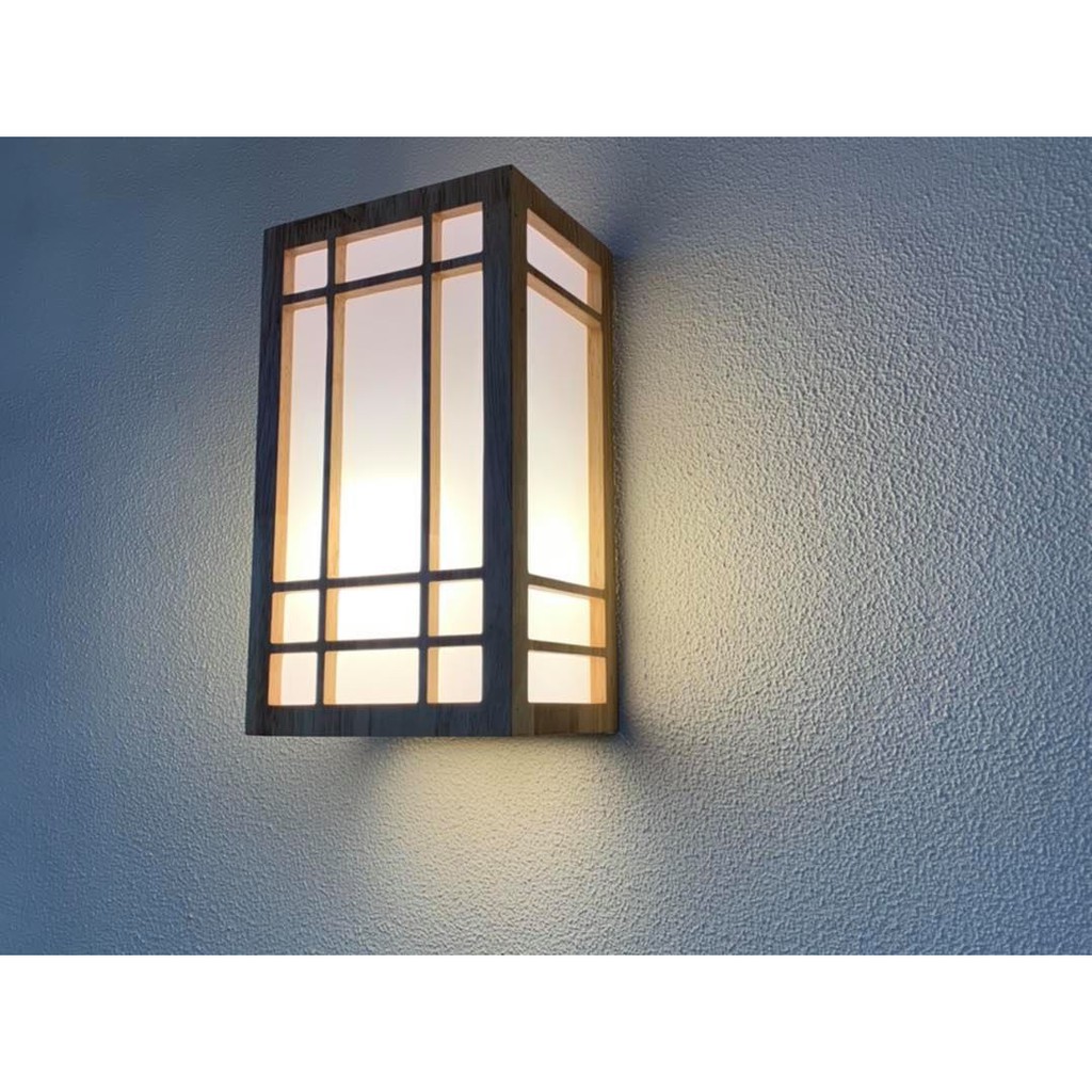 [Giá Tận Xưởng] đèn gỗ ốp tường chuyên trang trí Phòng khách, phòng ngủ, quán cà phê,...