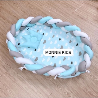 Nôi xoắn chung giường Monmon handmade cho bé - Monnie Kids