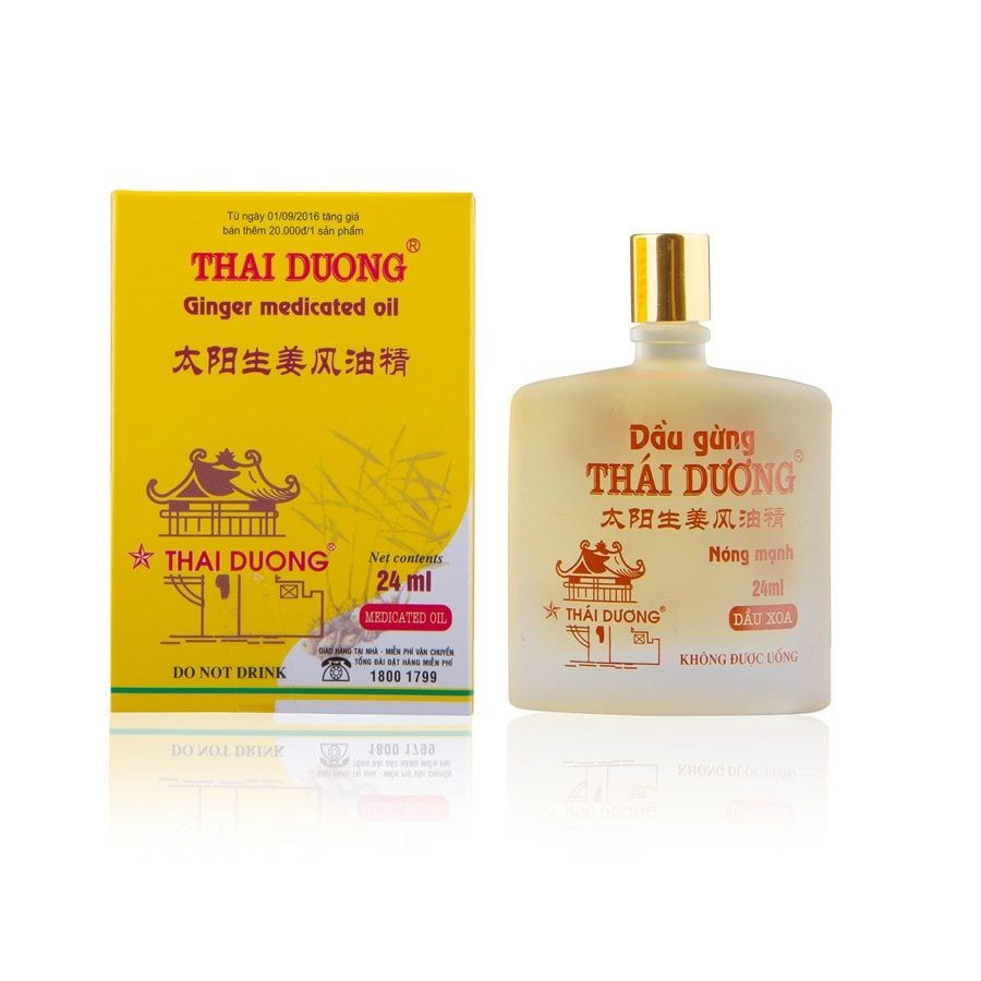 ✅[CHÍNH HÃNG] DẦU GỪNG THÁI DƯƠNG 24ML