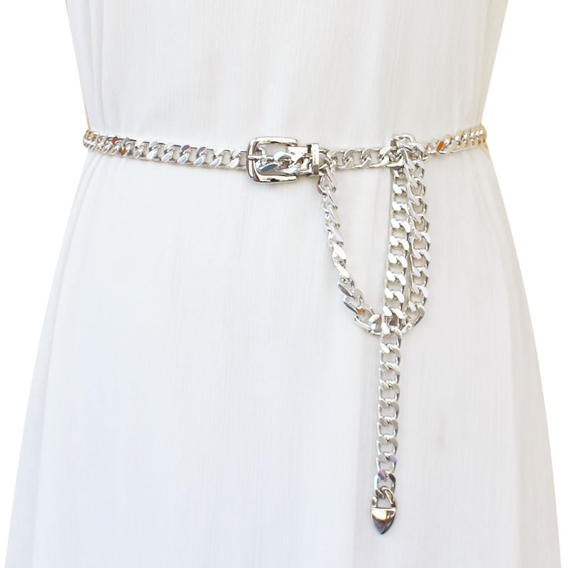 Metal chain belt fashion waist chain simple