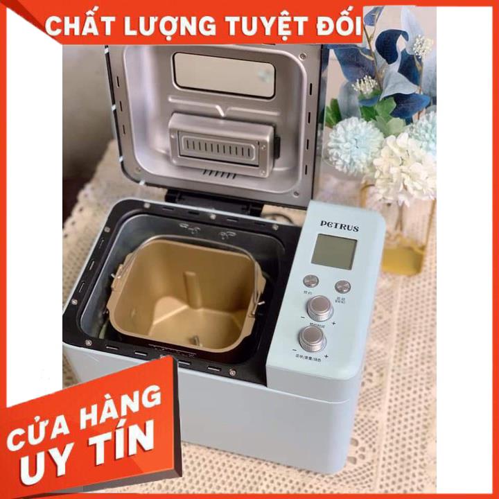 [SẴN  HÀNG] Máy làm bánh mì Petrus 9709 là model mới nhất của thương hiệu Baicui Petrus- Chức năng hẹn giờ, giữ ấm