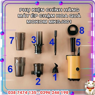 Phụ kiện máy ép chậm Mokkom bộ phận thay thế máy ép chậm hoa quả mokom (Cam kết hàng chính hãng)